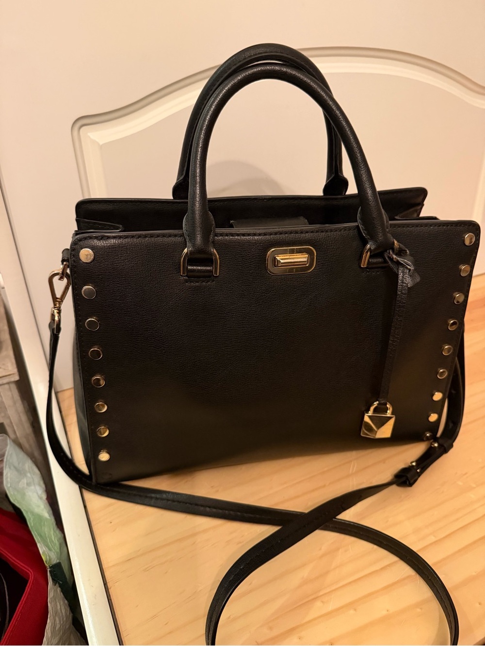 Michael Kors SYLVIE Large Leather Tote Satchel Shoulder Bag - Picture 3 of 10